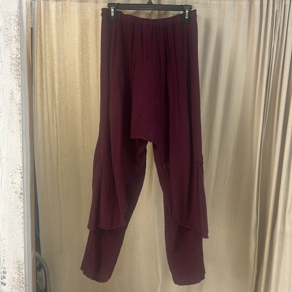 Purple Genie Style Pants - Oh My Gauze - Picture 2 of 4